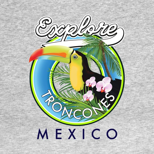 Explore Troncones Mexico retro logo by nickemporium1